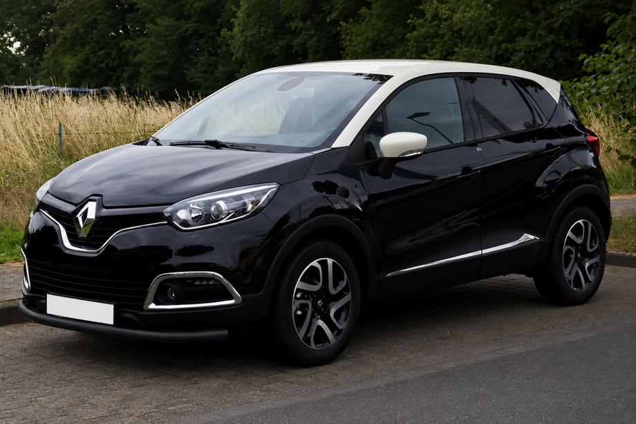 Renault Captur 2013–2019 Predný ochranný rám ST008 Black (nerezová oceľ) Image