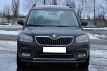 Skoda Yeti 2009–2017 Predný ochranný rám ST008 Black (nerezová oceľ) fotografia 1