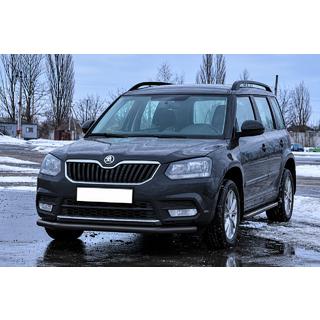 Predný ochranný rám ST008 Black (nerezová oceľ) Skoda Yeti 2009–2017 fotografia 2