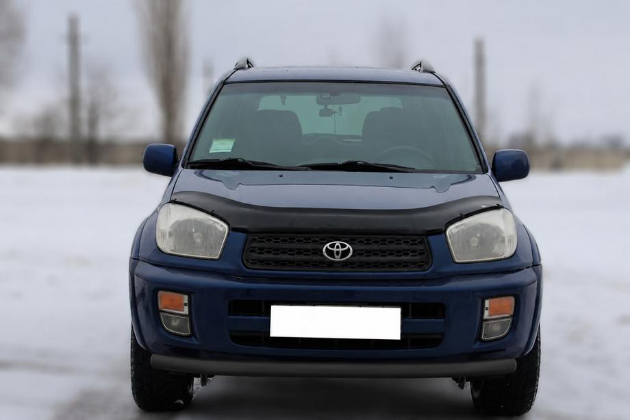 Toyota Rav 4 2001–2005 Predný ochranný rám ST008 Black (nerezová oceľ) Fotografia 1