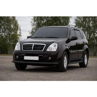 Predný ochranný rám ST008 Black (nerezová oceľ) SsangYong Rexton I 2001–2017 fotografia 1