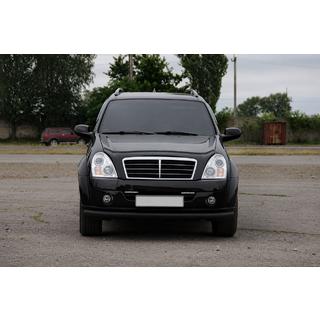 Predný ochranný rám ST008 Black (nerezová oceľ) SsangYong Rexton I 2001–2017 fotografia 2
