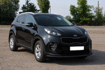 Kia Sportage 2015–2021 Predný ochranný rám ST008 Black (nerezová oceľ) fotografia 2