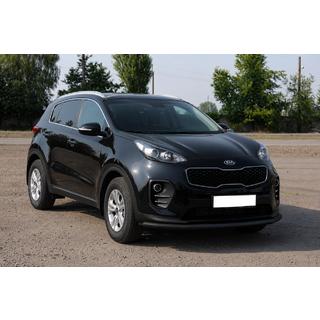 Predný ochranný rám ST008 Black (nerezová oceľ) Kia Sportage 2015–2021 fotografia 2