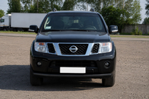 Nissan Pathfinder R51 2005–2014 Predná ochrana ST008-1 Black (nerez) fotografia 3
