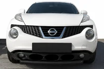 Nissan Juke 2010–2019 Predná ochrana ST008-1 Black (nerez) fotografia 1