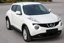 Nissan Juke 2010–2019 Predný ochranný rám ST008-2 Black (nerez) fotografia 1