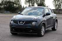 Nissan Juke 2010–2019 Predný ochranný rám ST008-2 Black (nerez) fotografia 2