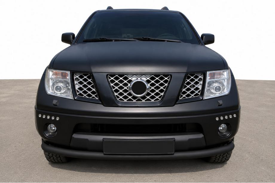 Nissan Pathfinder R51 2005–2014 Predný ochranný rám ST008-2 Black (nerez) Image