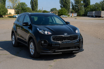 Kia Sportage 2015–2021 Predná ochrana ST009 Black (nerezová oceľ) fotografia 2
