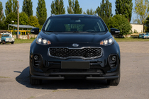 Kia Sportage 2015–2021 Predná ochrana ST009 Black (nerezová oceľ) fotografia 3