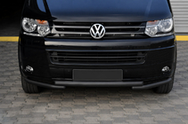 Volkswagen T5 2010–2015 Predný ochranný rám ST009 Greyder Black (nerez) fotografia 1
