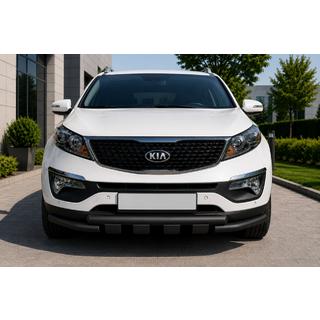 Predný ochranný rám ST009-15 Black (2013-2015, nerez) Kia Sorento II XM 2009–2014