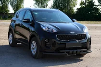 Kia Sportage 2015–2021 Predný ochranný rám ST009-15 Black (nerez) fotografia 2