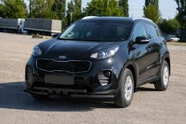 Kia Sportage 2015–2021 Predný ochranný rám ST009-15 Black (nerez) fotografia 3