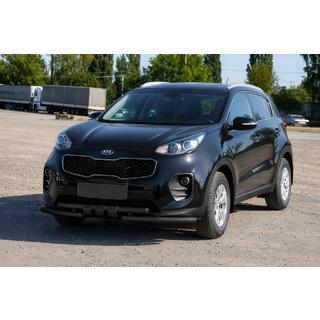 Predný ochranný rám ST009-15 Black (nerez) Kia Sportage 2015–2021 fotografia 3