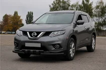 Nissan X-trail T32/Rogue 2014–2021 Predný ochranný rám ST009-15 Black (nerez) fotografia 2