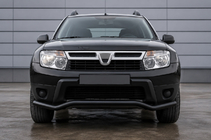 Dacia Duster 2008–2018 Predný ochranný rám ST012 Black (nerez) fotografia 1