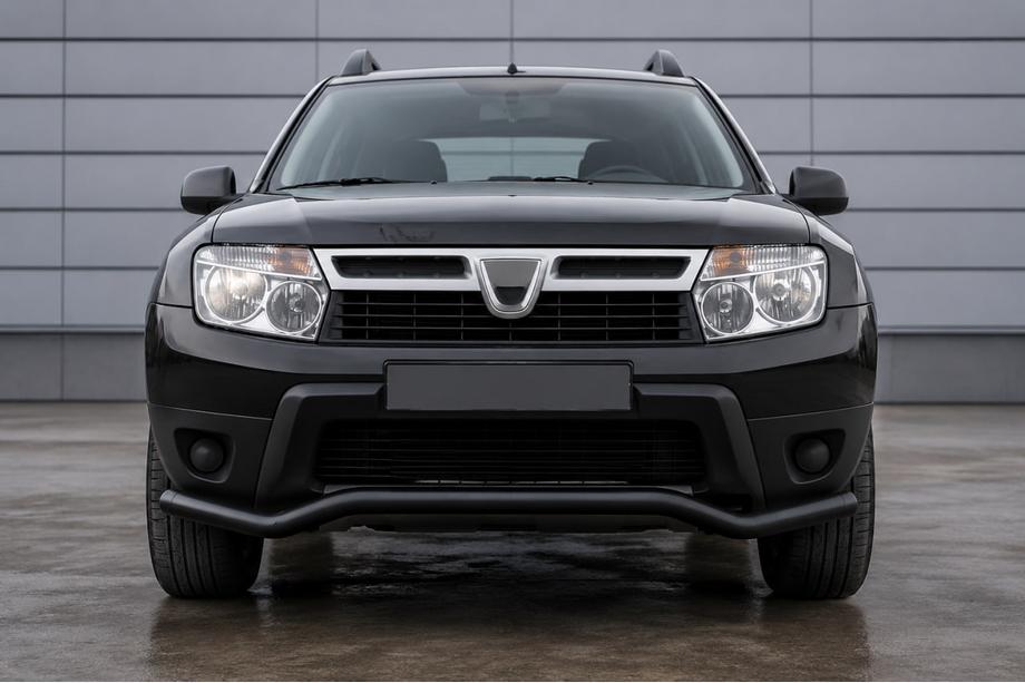 Dacia Duster 2008–2018 Predný ochranný rám ST012 Black (nerez) Image