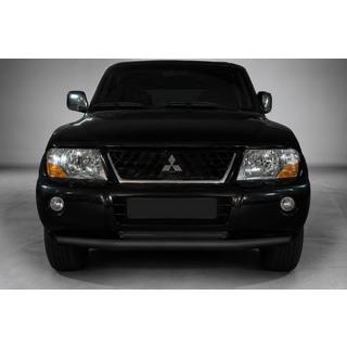 Predný ochranný rám ST014 Black (nerez) Mitsubishi Pajero Wagon III 1999–2006