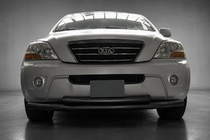 Kia Sorento I BL 2002–2009 Predný ochranný rám ST014 Black (nerez) fotografia 1