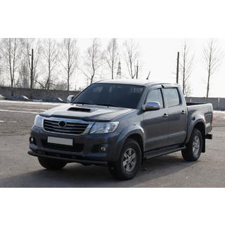Predný ochranný rám ST014 Black (nerez) Toyota Hilux 2006–2015 fotografia 2