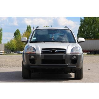Predný ochranný rám ST014 Black (nerez) Hyundai Tucson JM 2004– fotografia 1