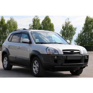 Predný ochranný rám ST014 Black (nerez) Hyundai Tucson JM 2004– fotografia 2