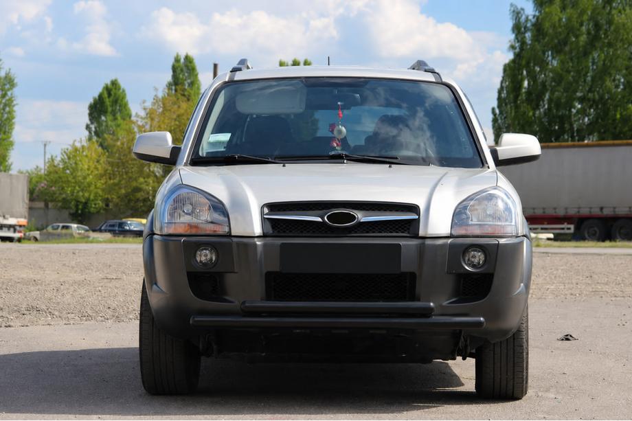 Hyundai Tucson JM 2004– Predný ochranný rám ST014 Black (nerez) Image