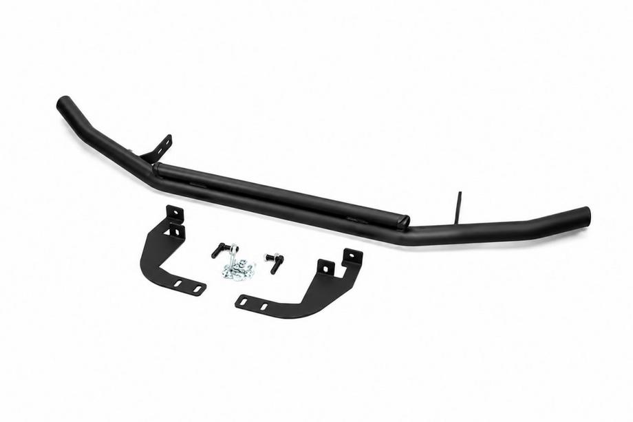 Mitsubishi Pajero Sport 2008–2015 Predný ochranný rám ST014 Black (nerez) Fotografia 1