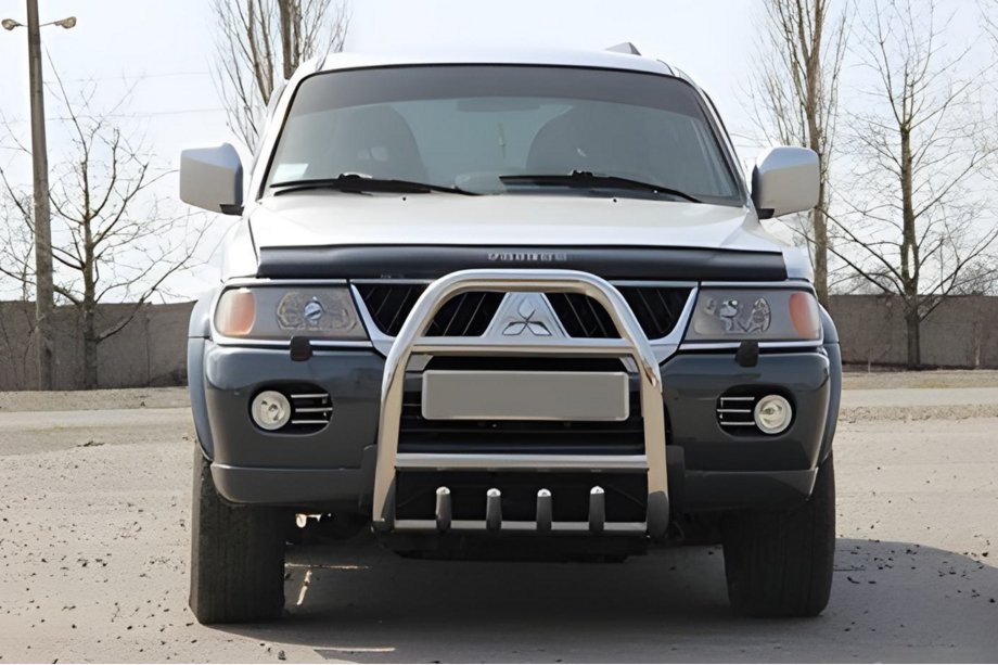 Mitsubishi Pajero Sport 1996–2007 Kengurín QT007 (nerezová oceľ) Image