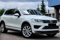 Volkswagen Touareg 2010–2018 Predný ochranný rám ST014 Black (nerezová oceľ) fotografia 1