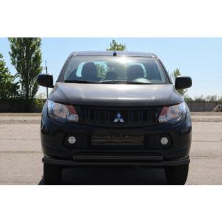 Predný ochranný rám ST014 Black (nerezová oceľ) Mitsubishi L200 2015–2024 fotografia 1