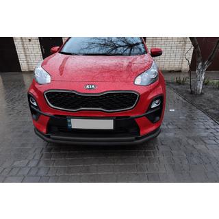 Predný ochranný rám ST014 Black (nerezová oceľ) Kia Sportage 2015–2021 fotografia 2