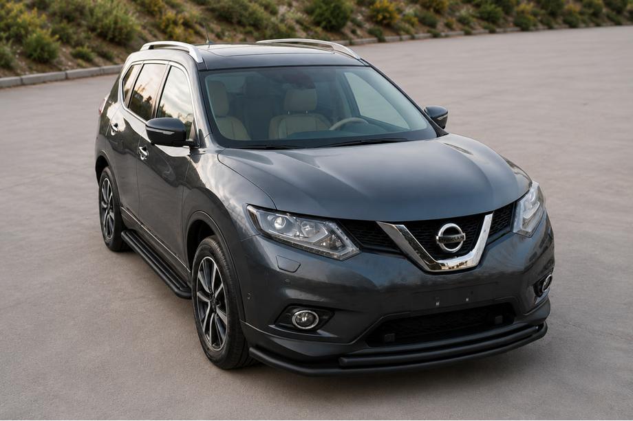 Nissan X-trail T32/Rogue 2014–2021 Predný ochranný rám ST014 Black (nerezová oceľ) Image