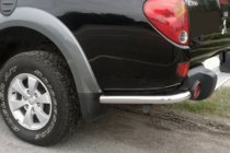 Mitsubishi L200 2006–2015 Zadné rohy AK003 (2 ks, nerez) fotografia 2