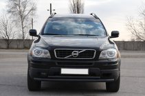 Volvo XC90 2002–2014 Predný ochranný rám ST014 Black (nerezová oceľ) fotografia 1