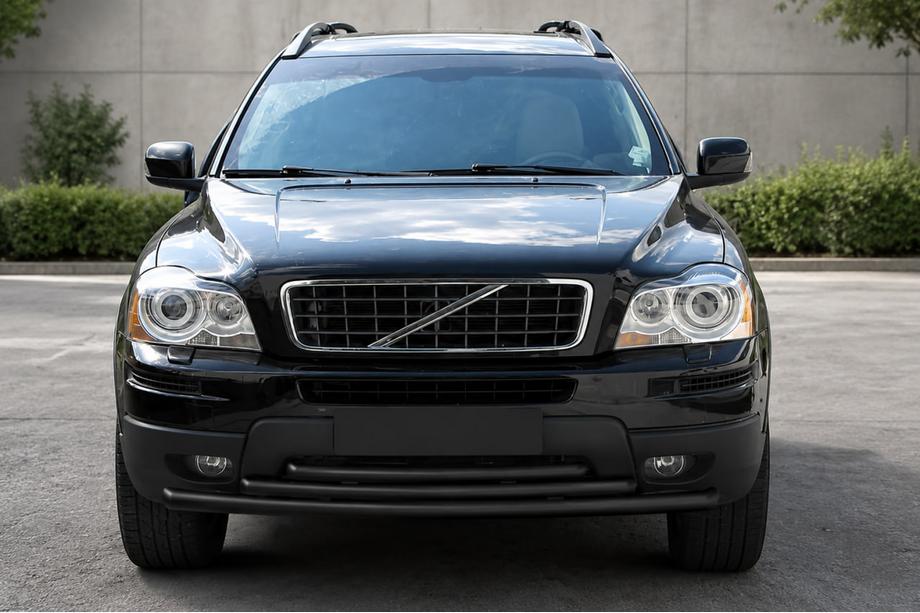 Volvo XC90 2002–2014 Predný ochranný rám ST014-2 Black (nerez) Image