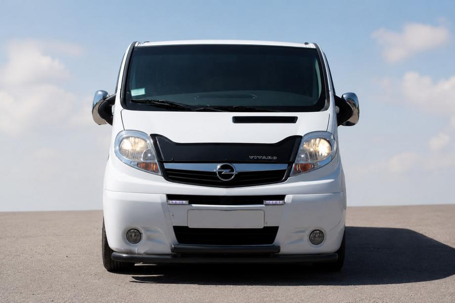 Nissan Primastar 2002–2014 Predný ochranný rám ST014/2 Black (nerez) Image