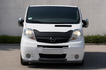 Renault Trafic 2001–2015 Predný ochranný rám ST014/2 Black (nerez) fotografia 1