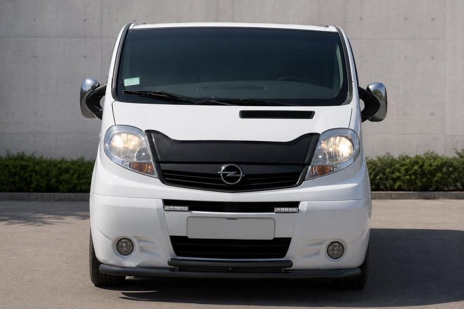 Renault Trafic 2001–2015 Predný ochranný rám ST014/2 Black (nerez) Image