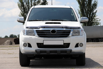 Toyota Hilux 2006–2015 Predný ochranný rám ST015 Black (nerez) fotografia 1
