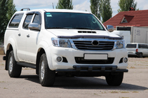 Toyota Hilux 2006–2015 Predný ochranný rám ST015 Black (nerez) fotografia 3