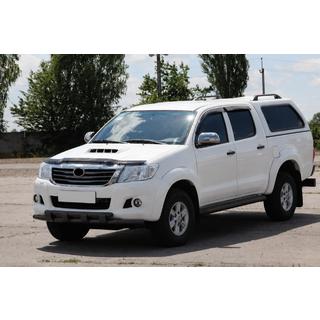 Predný ochranný rám ST015 Black (nerez) Toyota Hilux 2006–2015 fotografia 2