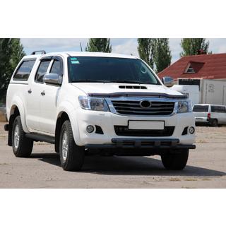 Predný ochranný rám ST015 Black (nerez) Toyota Hilux 2006–2015 fotografia 3