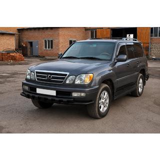 Predný ochranný rám ST015 Black (nerez) Lexus LX470 1998–2007 fotografia 3