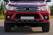 Toyota Hilux 2015– Predný ochranný rám ST015 Black (nerez) fotografia 1
