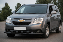 Chevrolet Orlando 2010–2018 Predný ochranný rám ST015 Black (nerez) fotografia 3