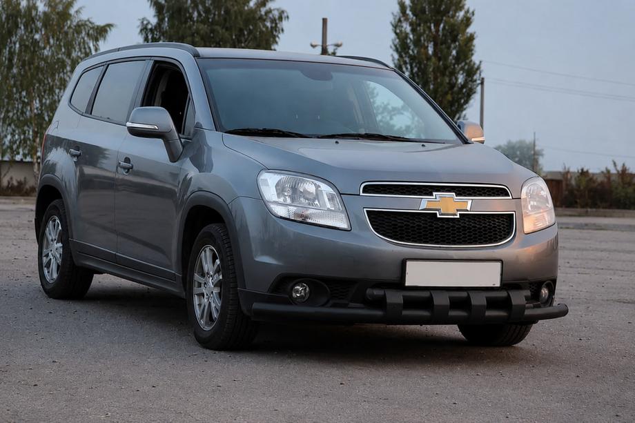Chevrolet Orlando 2010–2018 Predný ochranný rám ST015 Black (nerez) Image