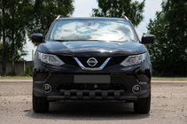 Nissan Qashqai 2014–2021 Predný ochranný rám ST015 Black (nerez) fotografia 1